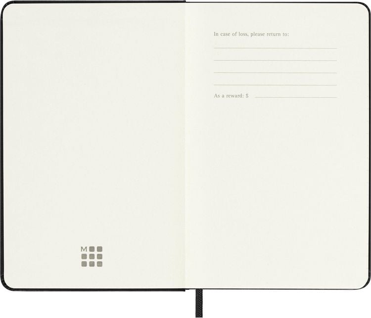 Produktbild: Moleskine 12 Monate Wochenkalender 2027, Pocket/A6, 1 Wo = 2 Seiten, horizontal, fester Einband, Schwarz