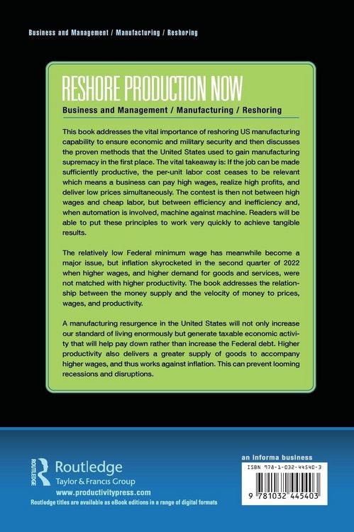 Produktbild: Reshore Production Now