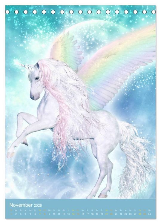 Produktbild: Fantasy Lichtwesen (Tischkalender 2026 DIN A5 hoch), CALVENDO Monatskalender