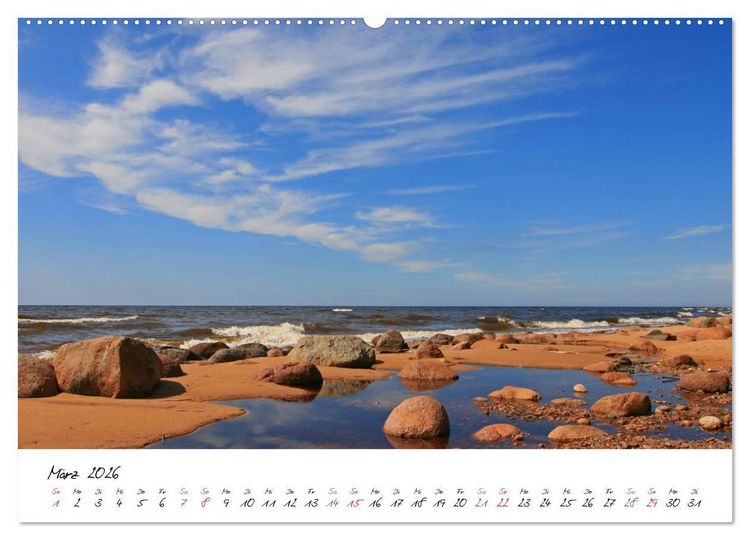 Produktbild: Litauen und Lettland (Wandkalender 2026 DIN A2 quer), CALVENDO Monatskalender