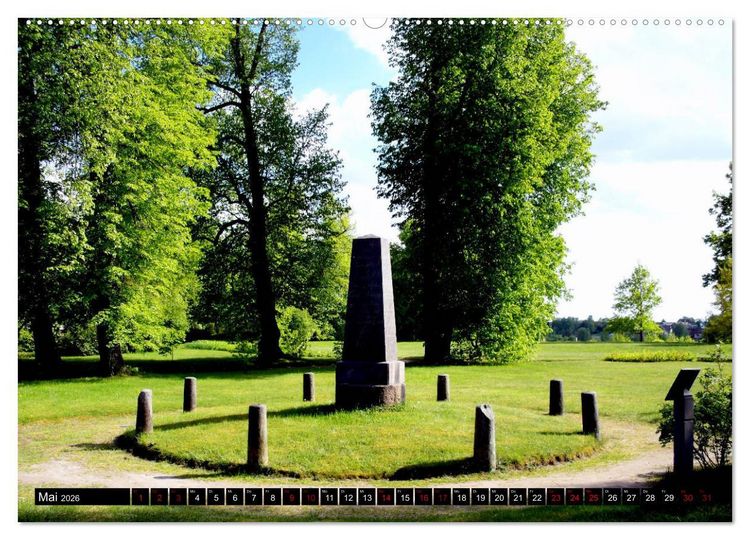 Produktbild: Traumschl&ouml;sser in Lettland (hochwertiger Premium Wandkalender 2026 DIN A2 quer), Kunstdruck in Hochglanz