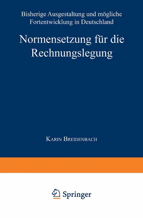 Produktbild: Normensetzung f&uuml;r die Rechnungslegung