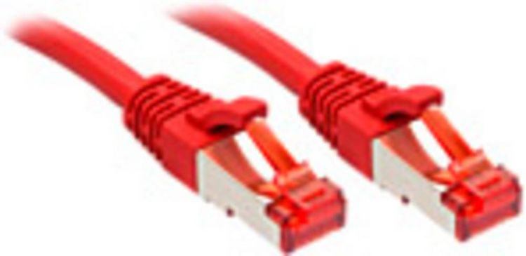 Produktbild: LINDY 47735 RJ45 Netzwerkkabel, Patchkabel CAT 6 S/FTP 3.00 m Rot 1 St.