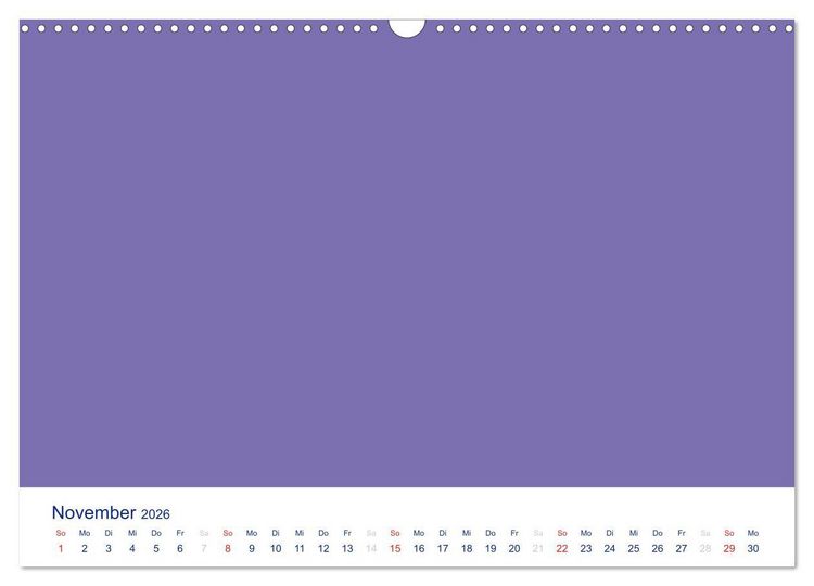 Produktbild: Farbiger Bastelkalender (Wandkalender 2026 DIN A3 quer), CALVENDO Monatskalender