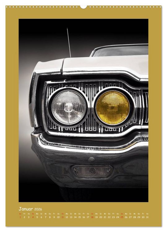 Produktbild: US Klassiker 1956 bis 1966 (hochwertiger Premium Wandkalender 2026 DIN A2 hoch), Kunstdruck in Hochglanz