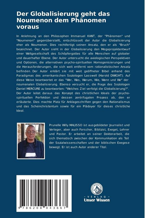 Produktbild: Der Globalisierung geht das Noumenon dem Ph&auml;nomen voraus