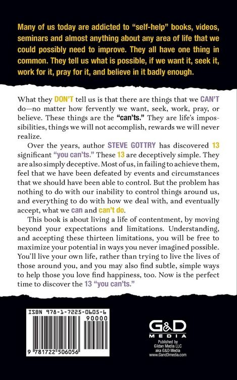 Produktbild: The 13 You Can'ts