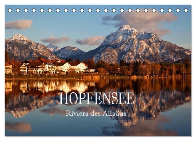 Produktbild: Hopfensee - Riviera des Allg&auml;us (Tischkalender 2026 DIN A5 quer), CALVENDO Monatskalender