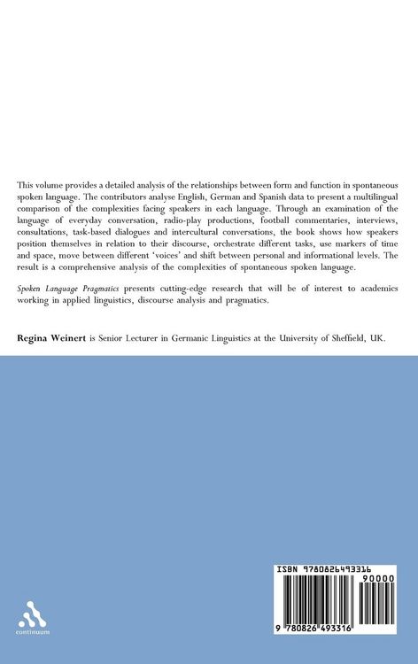 Produktbild: Spoken Language Pragmatics