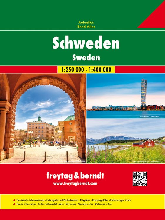 Produktbild: Schweden, Autoatlas 1:250.000 - 1:400.000, freytag & berndt
