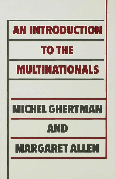 Produktbild: An Introduction to the Multinationals