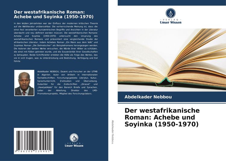 Produktbild: Der westafrikanische Roman: Achebe und Soyinka (1950-1970)