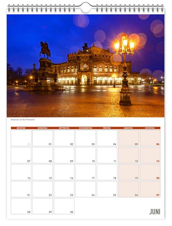 Produktbild: Einschreibkalender Dresden und S&auml;chsische Schweiz 2027