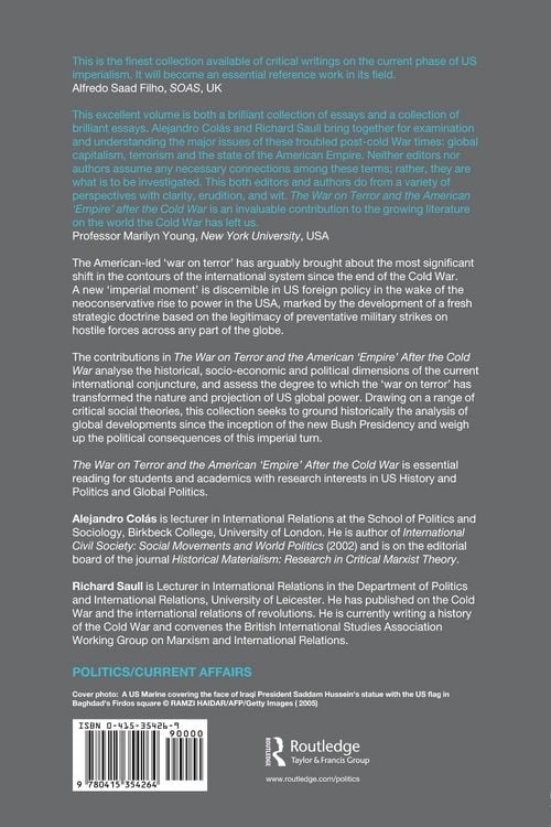 Produktbild: The War on Terrorism and the American 'Empire' after the Cold War