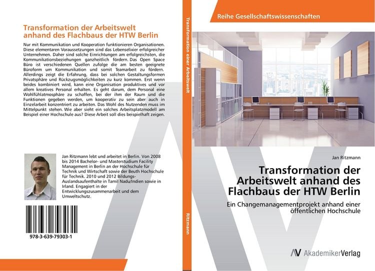 Produktbild: Transformation der Arbeitswelt anhand des Flachbaus der HTW Berlin