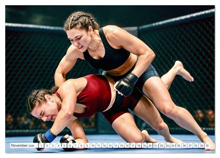 Produktbild: MMA Mixed Martial Arts (Wandkalender 2026 DIN A3 quer), CALVENDO Monatskalender