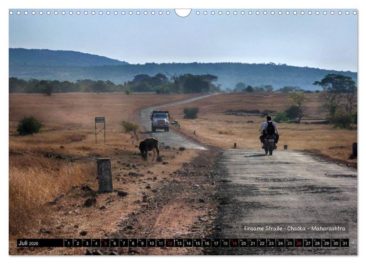 Produktbild: Der zauberhafte S&uuml;den Indiens (Wandkalender 2026 DIN A3 quer), CALVENDO Monatskalender