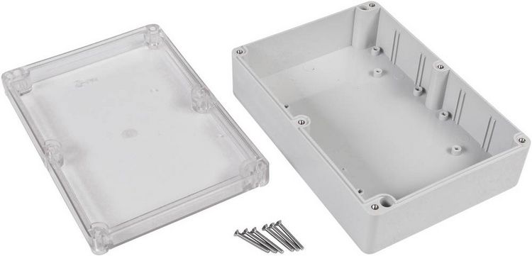 Produktbild: TRU COMPONENTS TC-7910964 Universal-Geh&auml;use 177 x 126 x 56 ABS-PC Grau 1St.