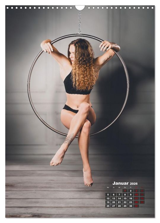 Produktbild: Aerial Hoop Magic (Wandkalender 2026 DIN A3 hoch), CALVENDO Monatskalender