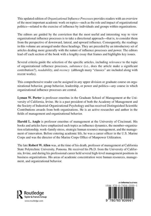Produktbild: Organizational Influence Processes