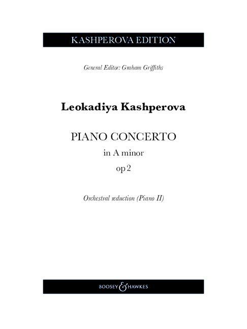 Produktbild: Kashperova: Piano Concerto in a Minor, Op. 2