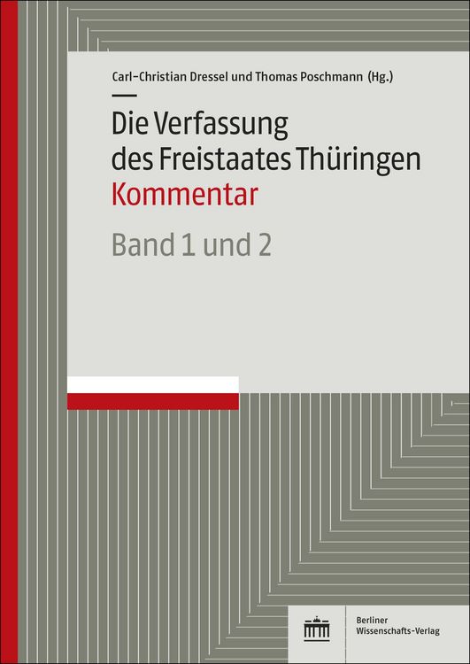 Produktbild: Die Verfassung des Freistaates Th&uuml;ringen