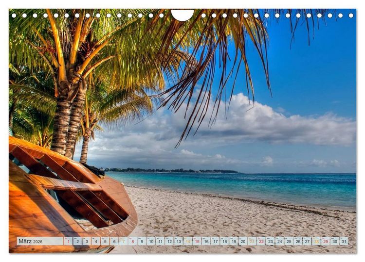 Produktbild: Mauritius - Insel im Indischen Ozean (Wandkalender 2026 DIN A4 quer), CALVENDO Monatskalender