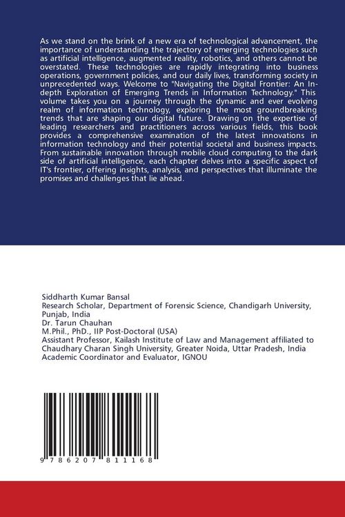 Produktbild: An In-depth Exploration of Emerging Trends in Information Technology