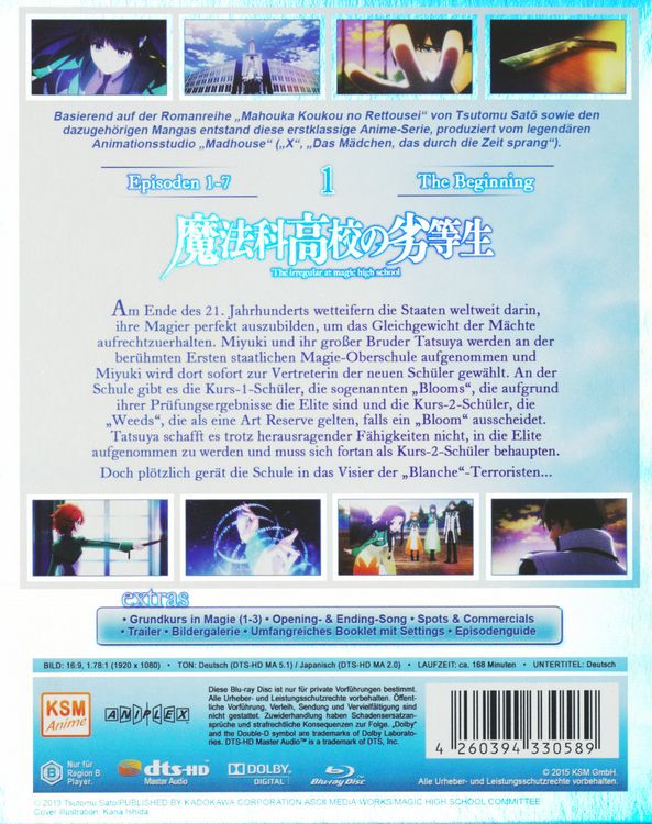 Produktbild: The Irregular at Magic High School - The Beginning - Vol. 1/Episoden 01-07