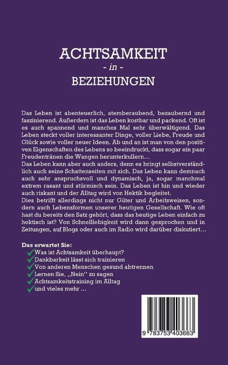 Produktbild: Achtsamkeit in Beziehungen: Durch Achtsamkeitstraining zu tiefer Dankbarkeit, gro&szlig;em Gl&uuml;ck und innigen Beziehungen