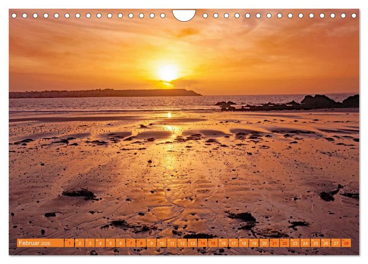 Produktbild: Ausblicke am Meer in der Bretagne und Normadie (Wandkalender 2026 DIN A4 quer), CALVENDO Monatskalender