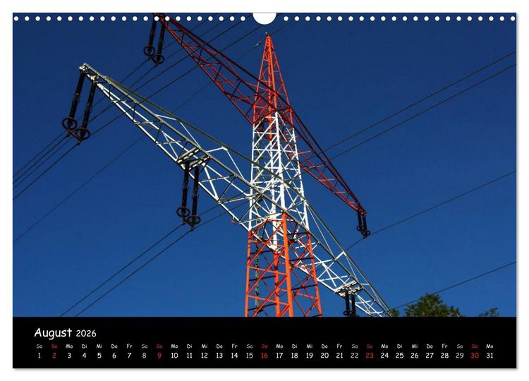 Produktbild: Unter Strom (Wandkalender 2026 DIN A3 quer), CALVENDO Monatskalender