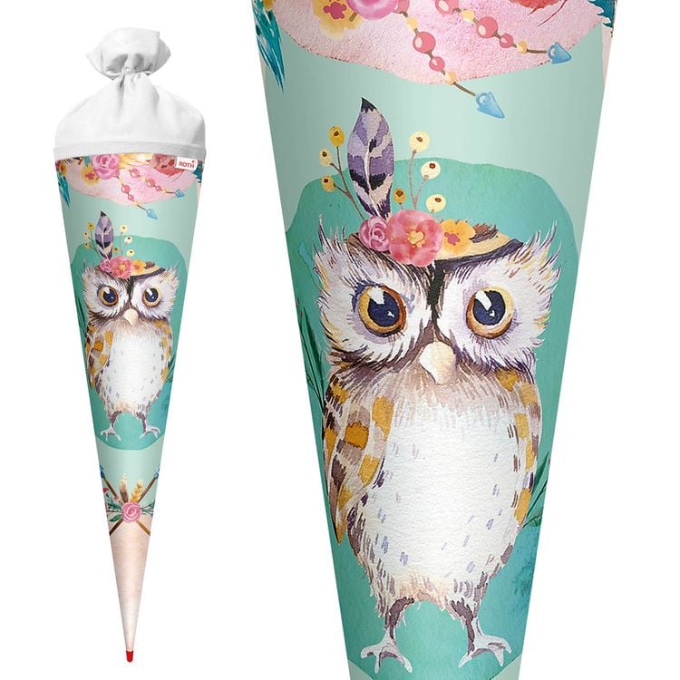 Produktbild: Motivschult&uuml;te 70 cm, Eule Lieselotte