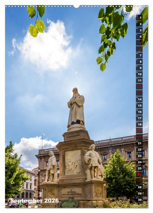 Produktbild: MAILAND Prachtvolle Impressionen (hochwertiger Premium Wandkalender 2026 DIN A2 hoch), Kunstdruck in Hochglanz