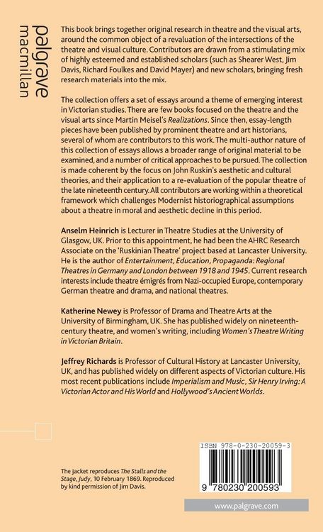 Produktbild: Ruskin, the Theatre and Victorian Visual Culture