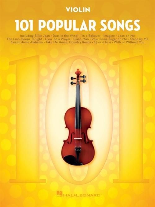 Produktbild: 101 Popular Songs: For Violin - Violin Music Book with Top Pop Compositions - Violin Sheet Music Book for Beginners & Experienced Players