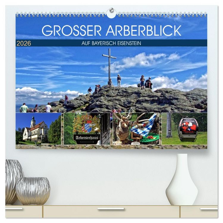 Produktbild: Grosser Arberblick auf Bayerisch Eisenstein (hochwertiger Premium Wandkalender 2026 DIN A2 quer), Kunstdruck in Hochglanz