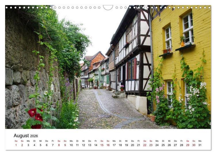 Produktbild: Weltkulturerbe Quedlinburg (Wandkalender 2026 DIN A3 quer), CALVENDO Monatskalender
