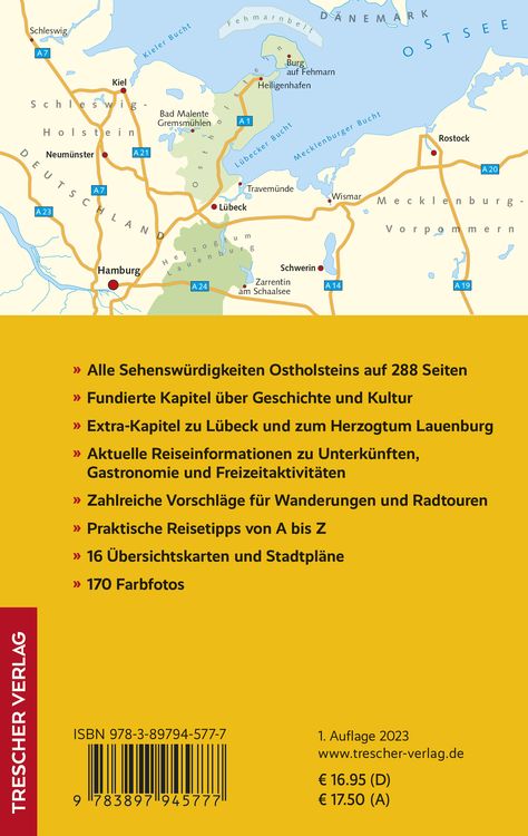 Produktbild: TRESCHER Reiseführer Ostholstein