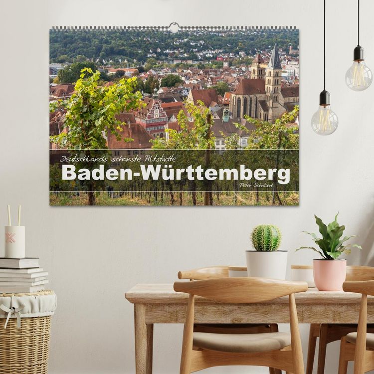 Produktbild: Deutschlands sch&ouml;nste Altst&auml;dte - Baden-W&uuml;rttemberg (Wandkalender 2026 DIN A2 quer), CALVENDO Monatskalender