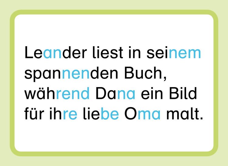 Produktbild: Ich kann S&auml;tze lesen Teil 2 in Sprechsilben mit Dana und Leander