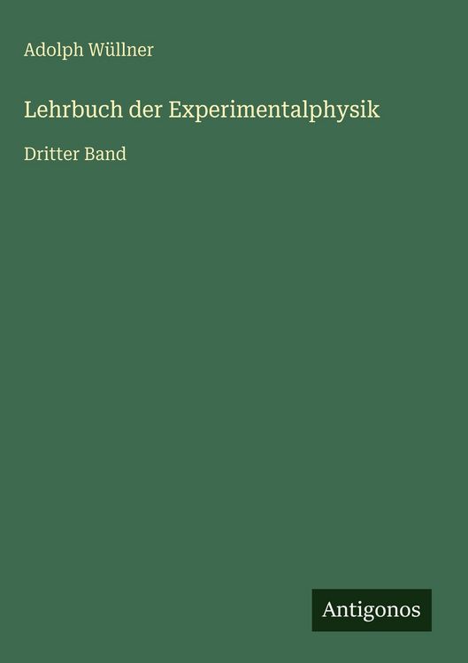 Produktbild: Lehrbuch der Experimentalphysik