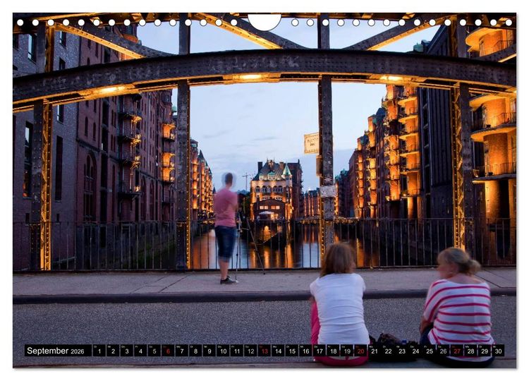 Produktbild: Hansestadt Hamburg (Wandkalender 2026 DIN A4 quer), CALVENDO Monatskalender