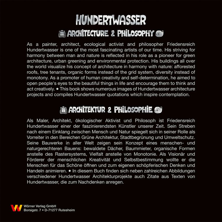 Produktbild: Hundertwasser Architektur & Philosophie - Hundertwasser Art Centre