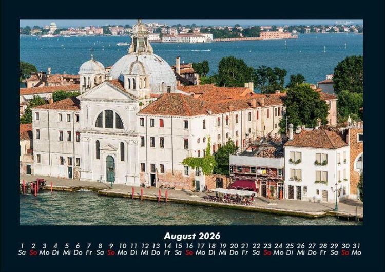 Produktbild: Venedigs Sch&ouml;nheit 2026 Fotokalender DIN A4