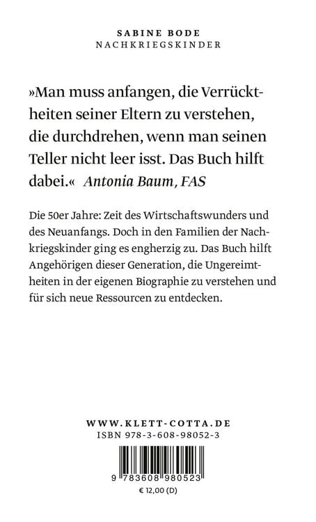 Produktbild: Nachkriegskinder