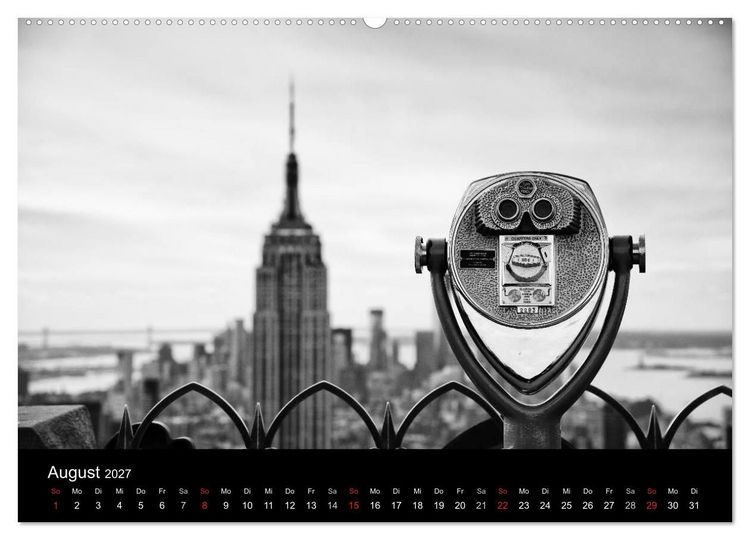Produktbild: New York 2027 (hochwertiger Premium Wandkalender 2027 DIN A2 quer), Kunstdruck in Hochglanz