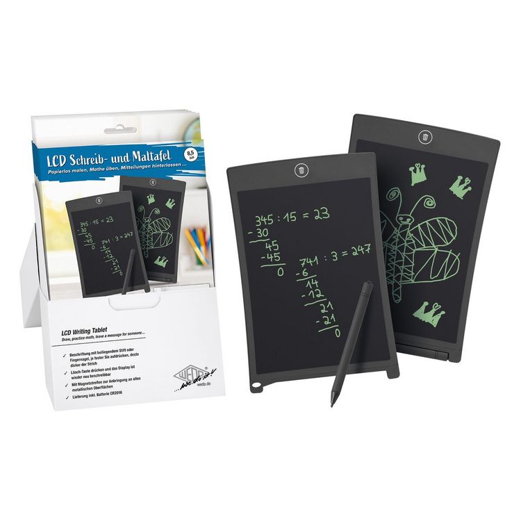 Produktbild: WEDO&reg; LCD Schreibtafel, schwarz