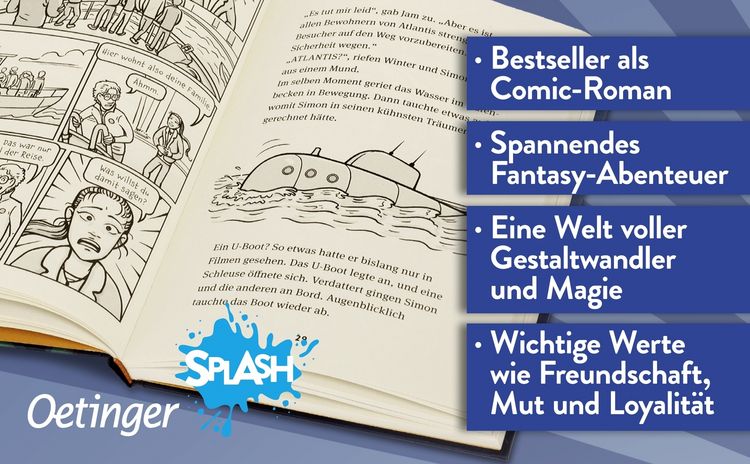 Produktbild: Animox als Comic-Roman 3. Die Stadt der Haie