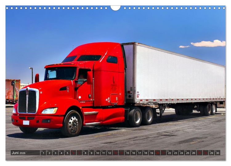 Produktbild: Amerikanische Lastwagen - Trucks (Wandkalender 2026 DIN A3 quer), CALVENDO Monatskalender